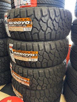📲✅275/55/22 vendo set de llantas nuevas arroyo rt