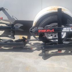 Yakima Holdup Bike Rack.  2 Inch and 1.25 Inch Attachments  Will Fit Up To  2 Bikes. Plus 2 Has Been Sold 