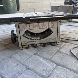 Craftsman table saw 