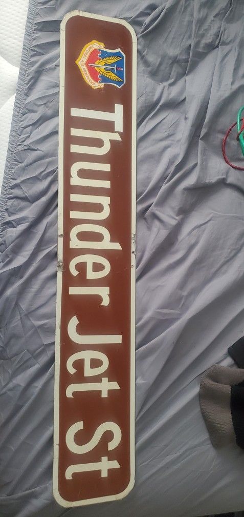 Air Combat Command Street Signs Taken From Decommissioned Base.