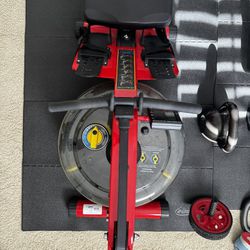 First Degree Rowing machine and mat