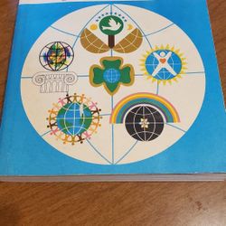 Worlds To Explore Girl Scout Handbook 1977.