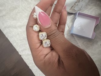 10k Gold Plated Earrings 