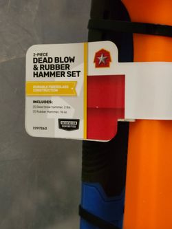 2-Piece Dead Blow & Rubber Hammer Set