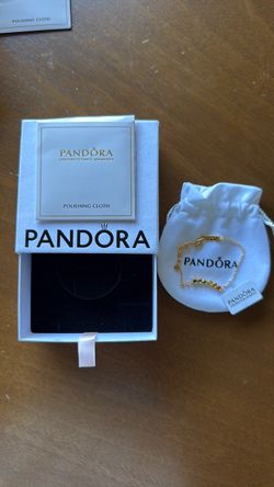 Pandora Gold-Tone Bracelet with Colorful Charms