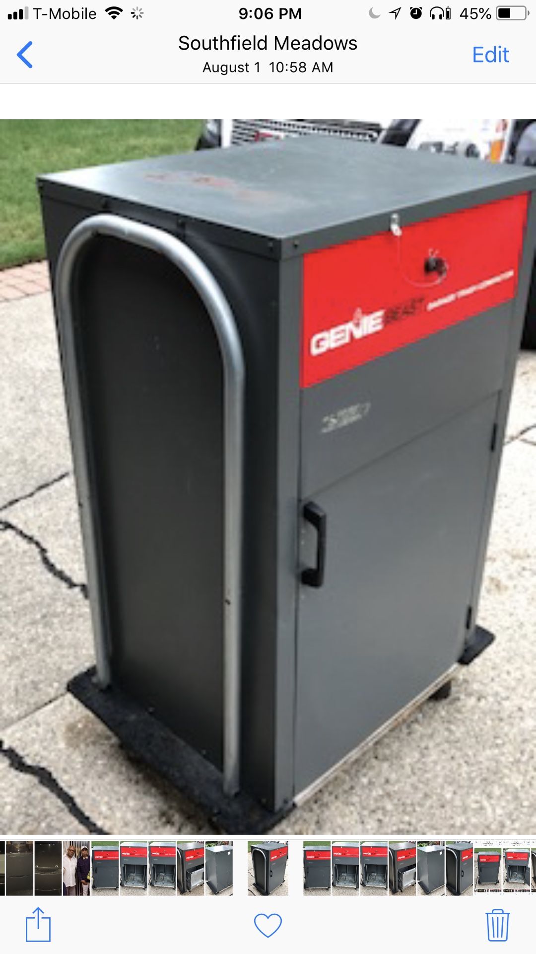 Genie beast Garage/Shop trash compactor. Model #GTC-1