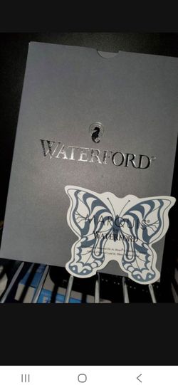 New Waterford Crystal Ice Bucket With Silver Tong and many more items posted here
