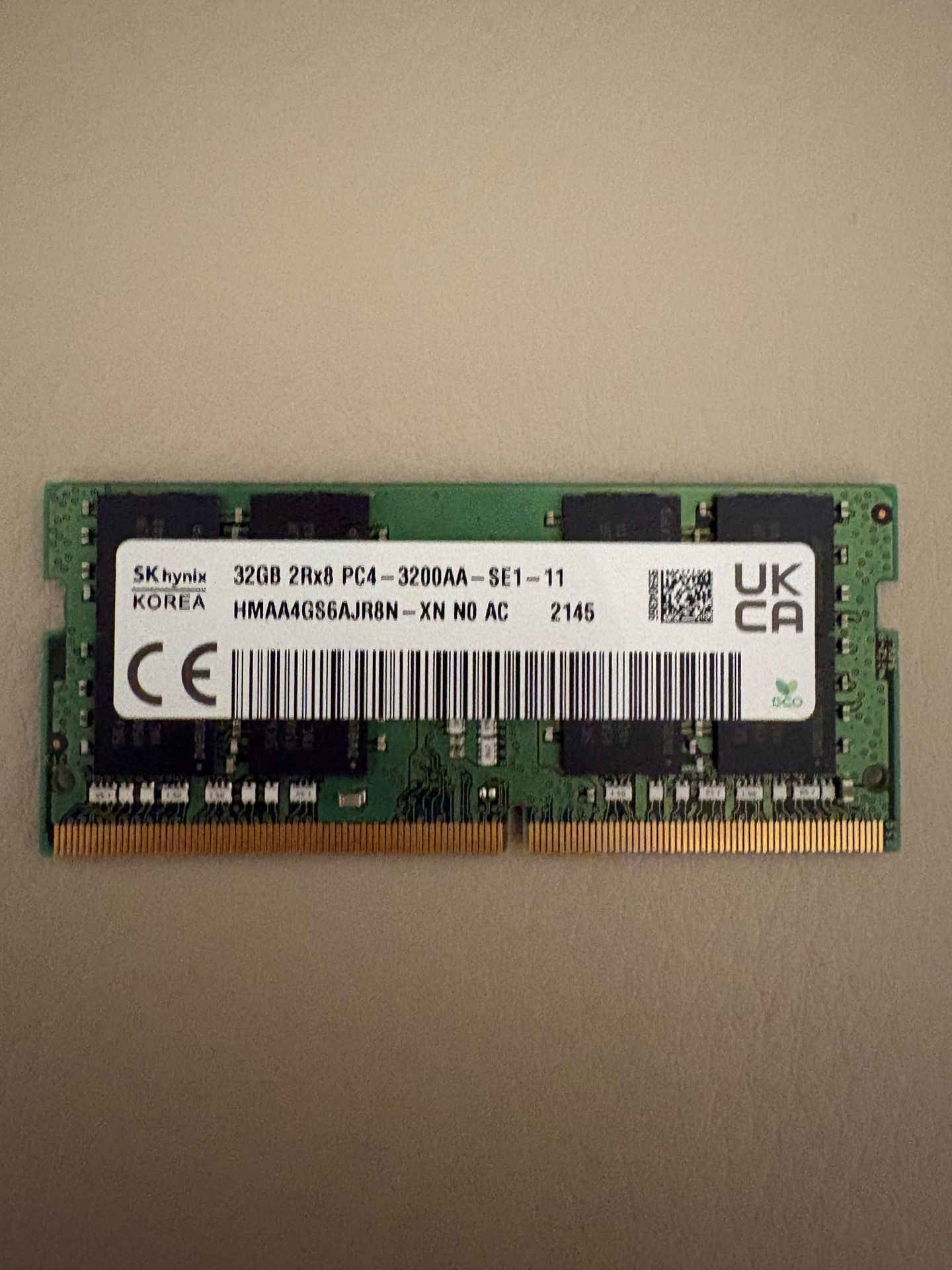 32GB DDR4 3200 Laptop RAM Sticks