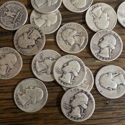 90% silver Washington quarter collection