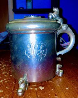 Pewter tankard