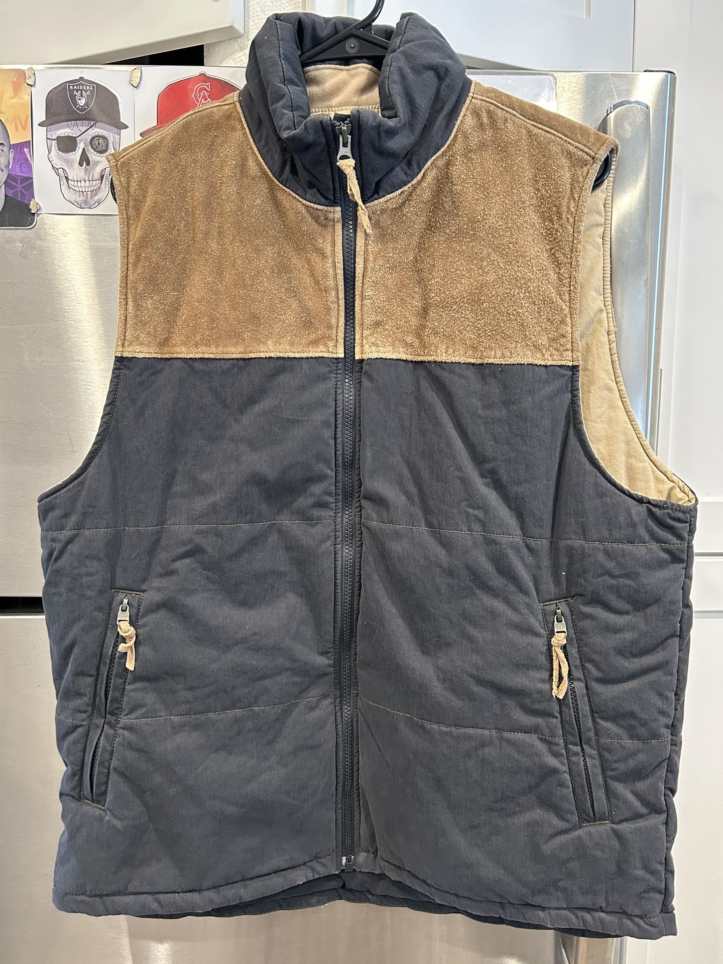 2003 Gap Vest Zip Collared Puffer Sleeveless Jacket Size Medium