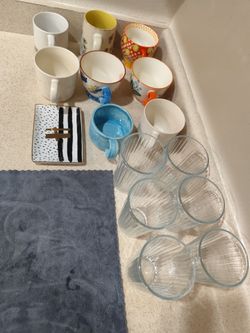 Mugs & Glass Cups ($10 for all)
