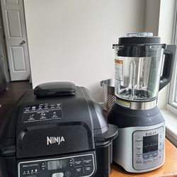 Ninja air fryer and grill 5 in 1  and Instant Mixer -100$