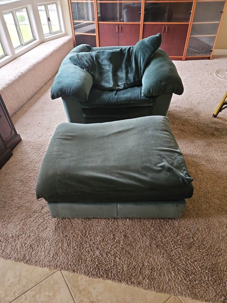 Chair And Ottoman 