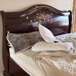 king size bed frame and Mattress if you want