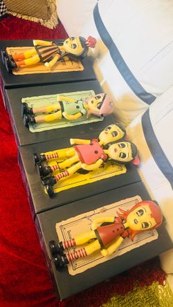 SET OF 4 CAMILLE ROSE GARCIA DOLLS