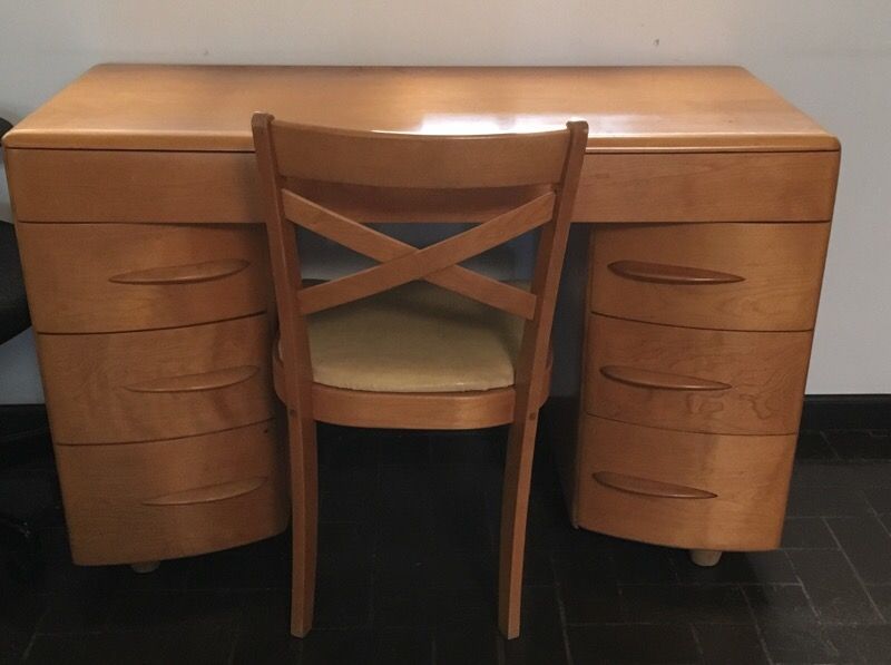 Heywood Wakefield vintage desk & chair