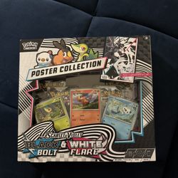 Pokemon Black Bolt White Flare Poster Collection 