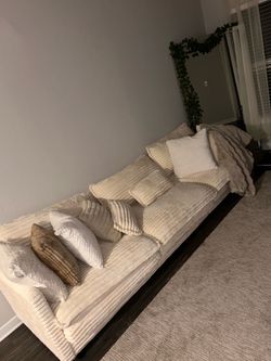 Beige couch