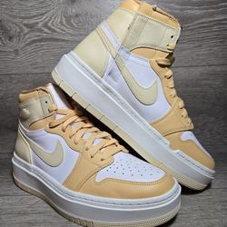 Womens 11.5 Air Jordan 1 Elevate High Celestial Gold  New In Box DN3253-200