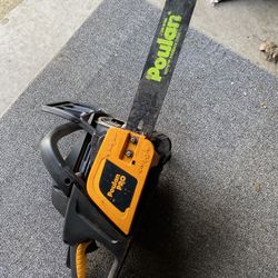 Husqvarna Poulan 18 Inch Gas Chain Saw 