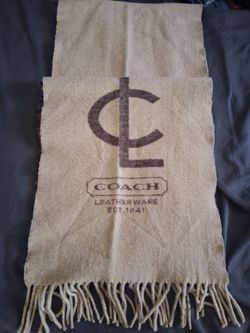 Coach Leatherware Est. 1941 Fringe Scarf