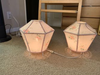 Set of antique lamps