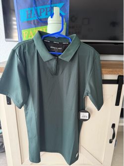 Kenneth Cole 10/12 olive green boy polo