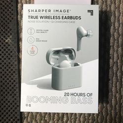 Sharper Image True Wireless Earbuds 