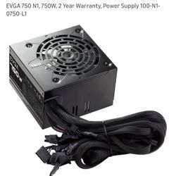 EVGA 750 N1, 750W, Power Supply 100-N1-0750-L1