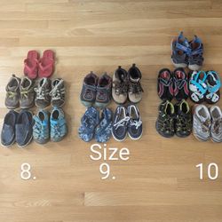 Little Boys Sizes 8, 9, 10 Shoes