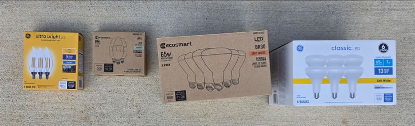 Household Lightbulb Lot - Assorted