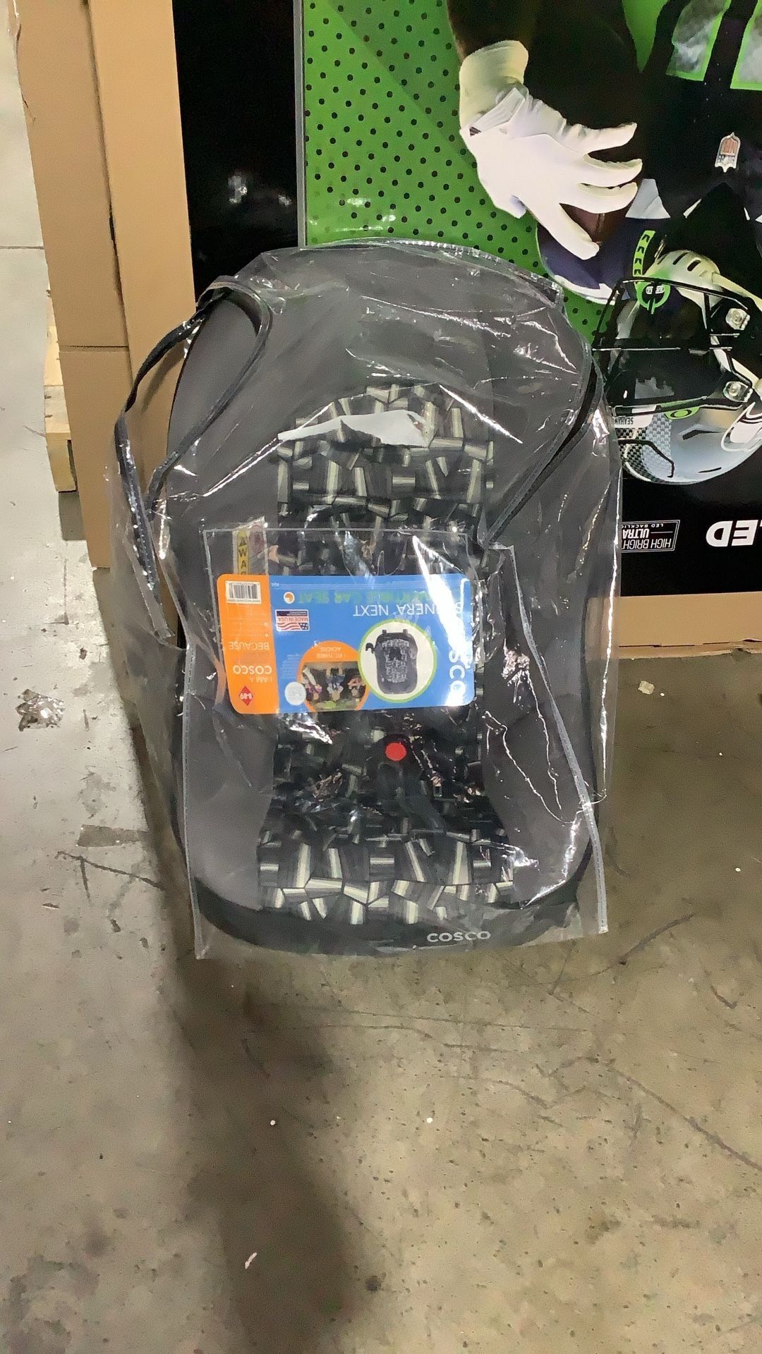 Cosco Kids Scenera NEXT Convertible Car Seat, Cobblestone, Infant & Toddler, Unisex