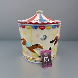 VNTG Carousel Horse Cookie Jar