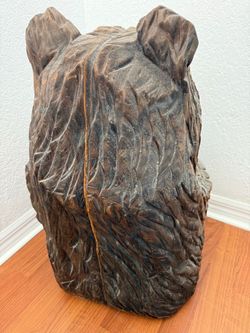 NC wood carved bear