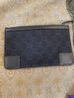 Black Denim Pouchette