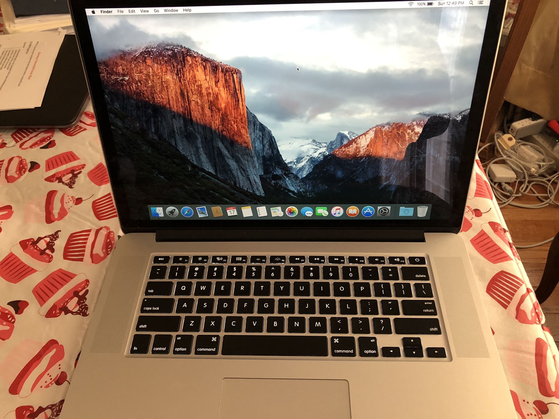 MacBook Pro mid 2012 15” excellent shape.