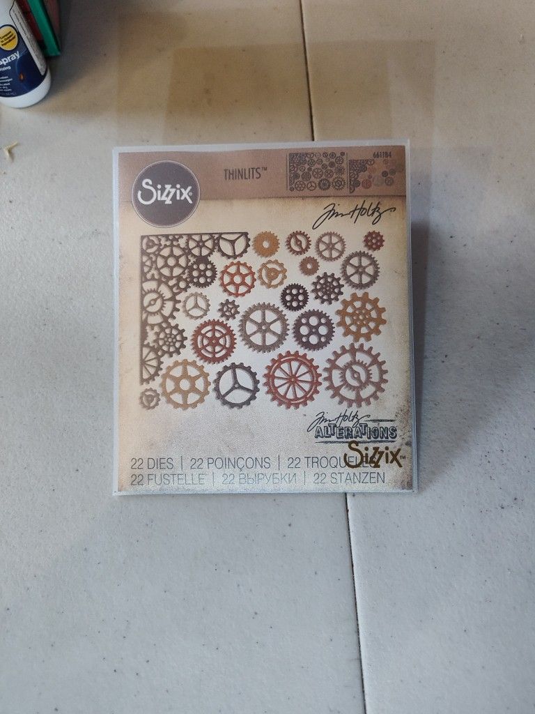 Tim Holtz Sizzix Alterations Thinlets Dies - Gearhead