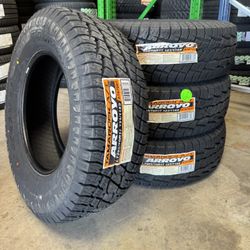 LT 265/70/17 Arroyo All Terrain New Tires Installed And Balanced 