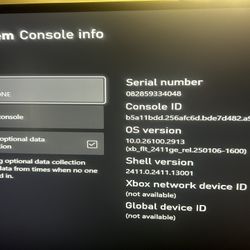 Working 500GB Xbox One With Kennect Controller And Power Cord 