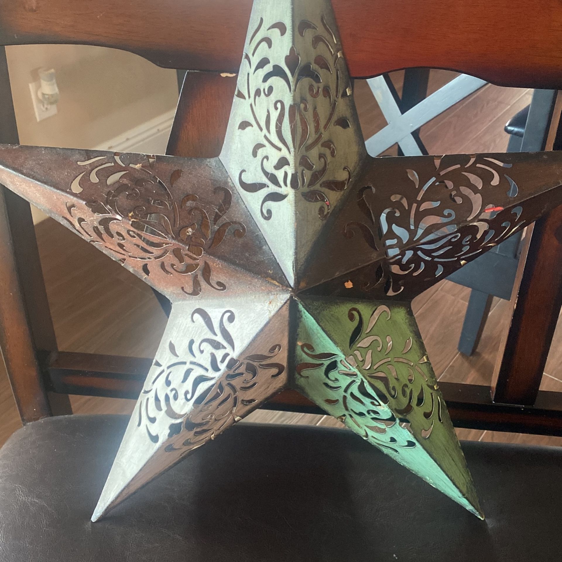 Decorative Wall Stars ( Set Of 2)