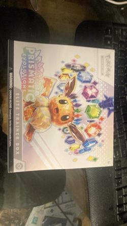 Pokémon prismatic evolutions  elite trainer box sealed