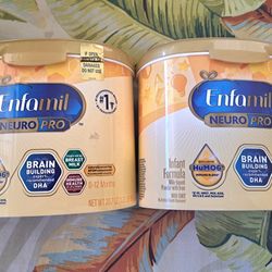 2 NEW SEALED ENFAMIL PRO TOTAL BABY FORMULA 