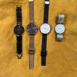 Four Quality Watches (not Ticking)