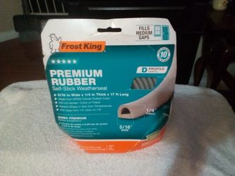 Premium Rubber Self-stick Weatherseal