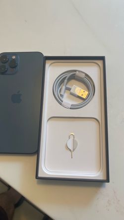 iPhone 12 Pro Max  Pacific Blue  Unlocked  Firm On price