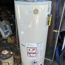 50 gallon GE water heater and propane BBQ with side burner rigid 4 foot truck toolbox Toro 60 V mower