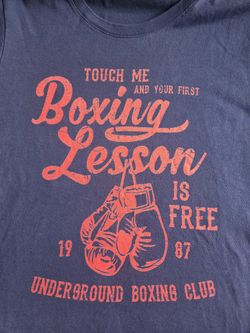 Boxing Lesson Tshirt - M