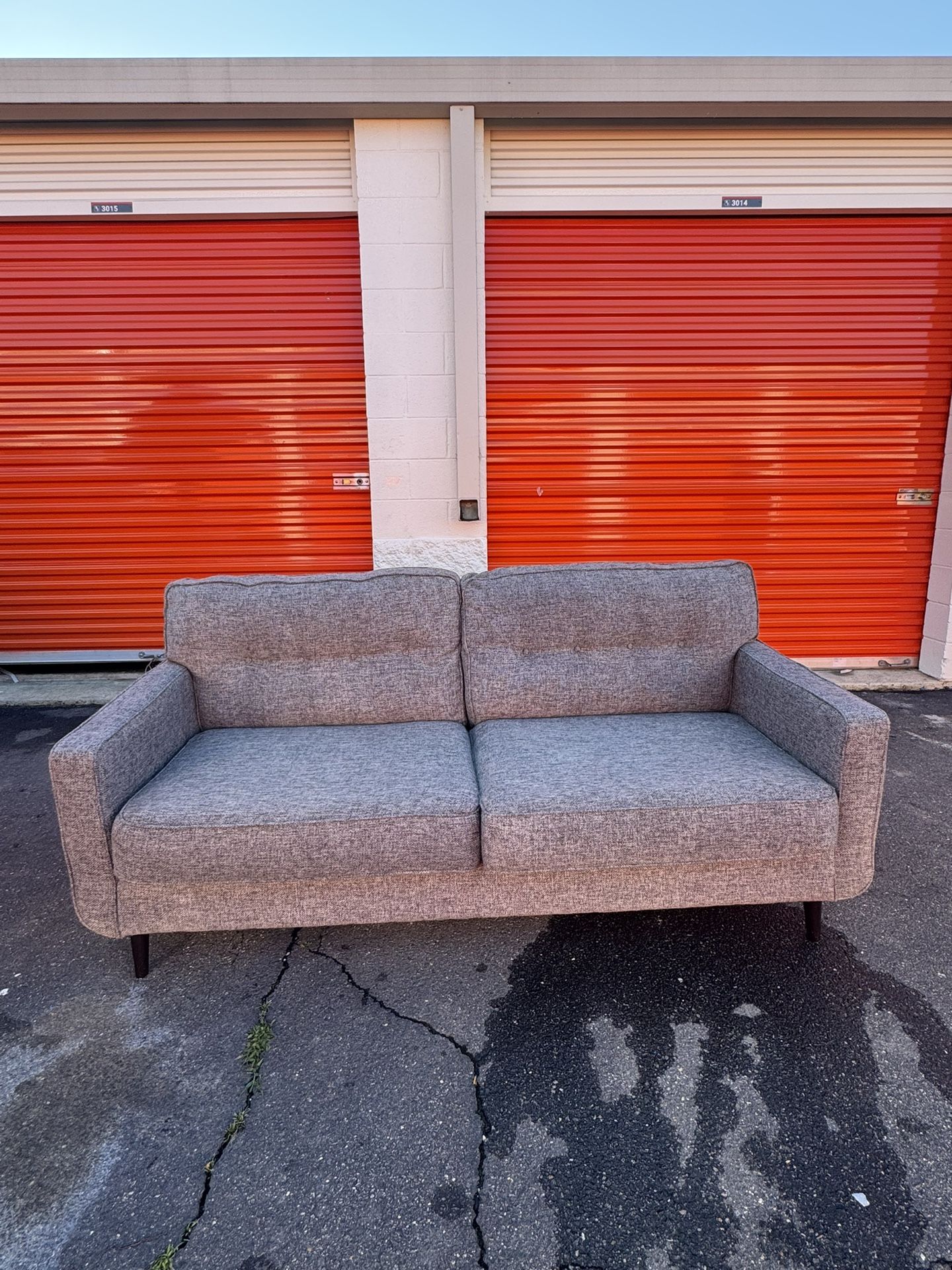 Modern Gray 2-Seater Sofa – Free Delivery (up to 20 miles)