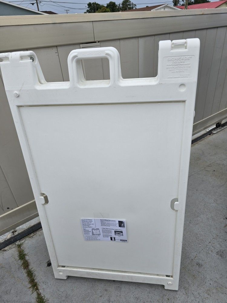 NEW Deluxe Two-Sided A-Frame Sign Holder (24"X36")